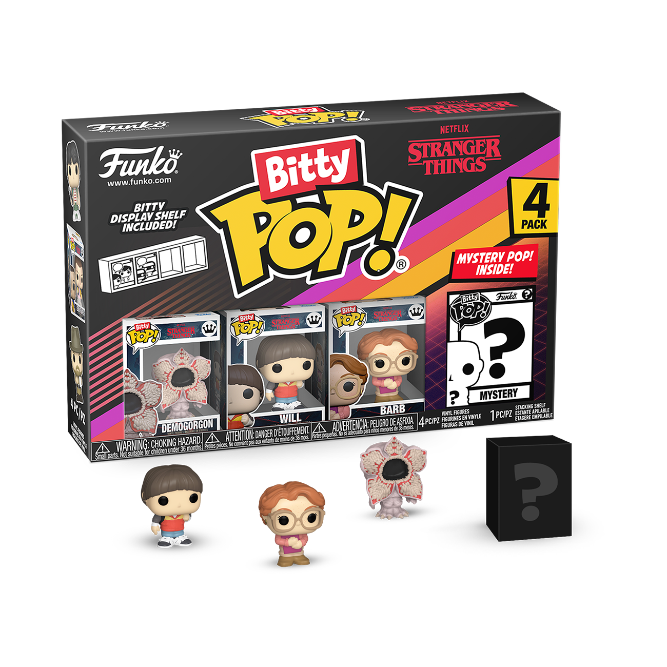 Bitty Pop! Stranger Things 4-Pack Series 1