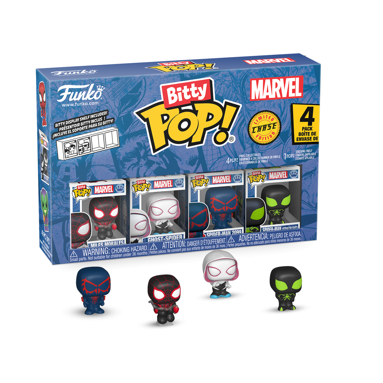 Bitty Pop! Spider-Man 4-Pack Series 2