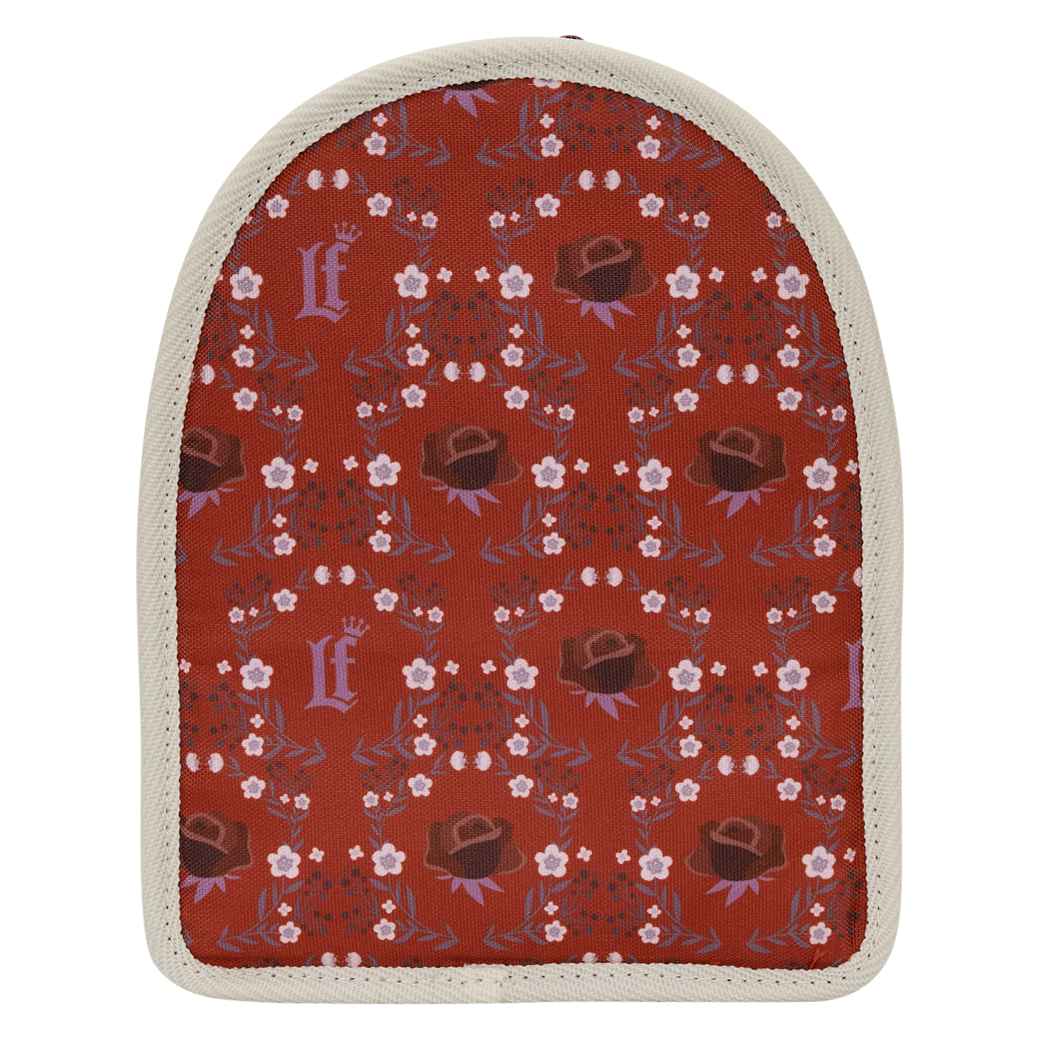 Loungefly Cream & Red Floral Light-Up Mini Backpack Bag Organizer Insert