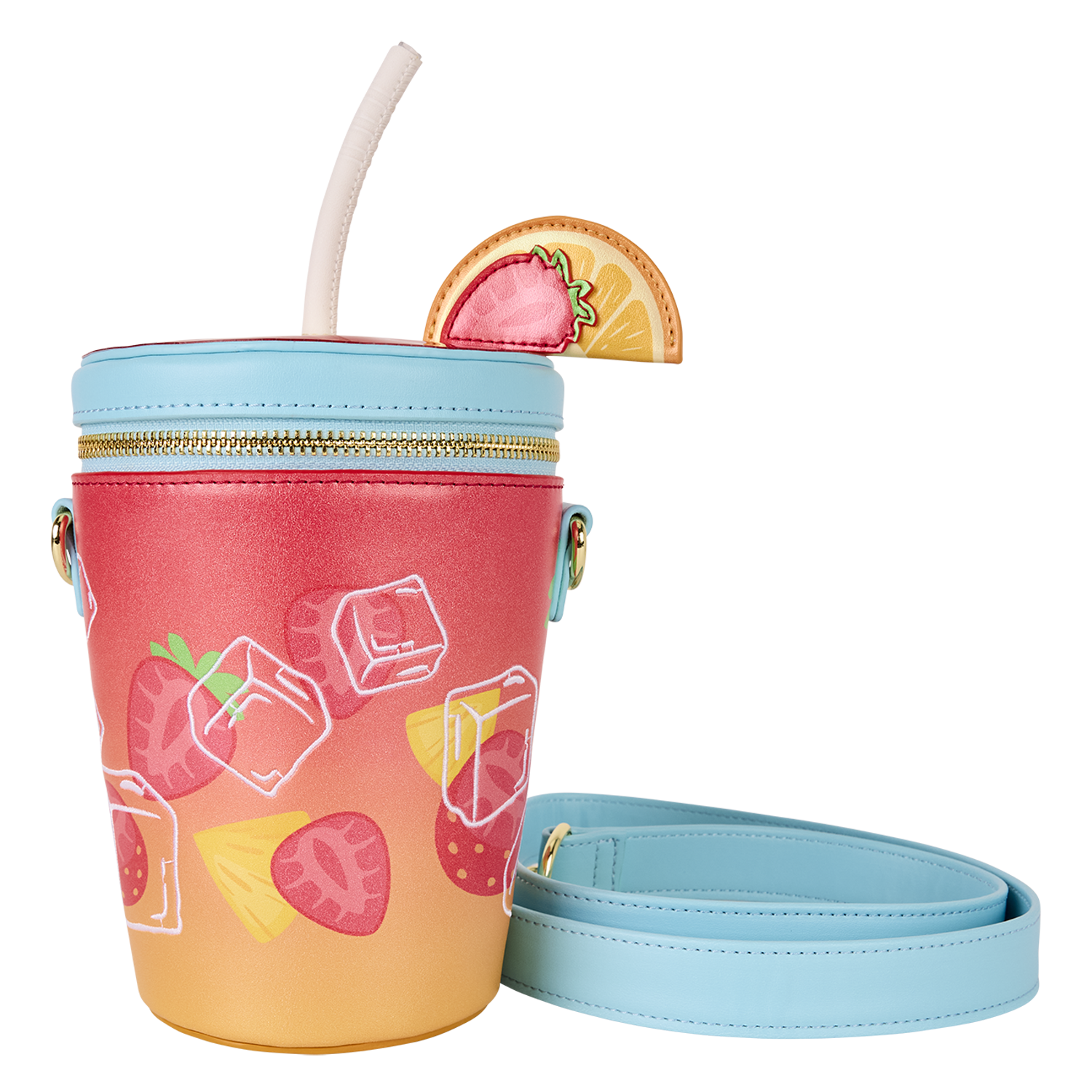 Loungefly Tropical Drink Figural Crossbody Bag