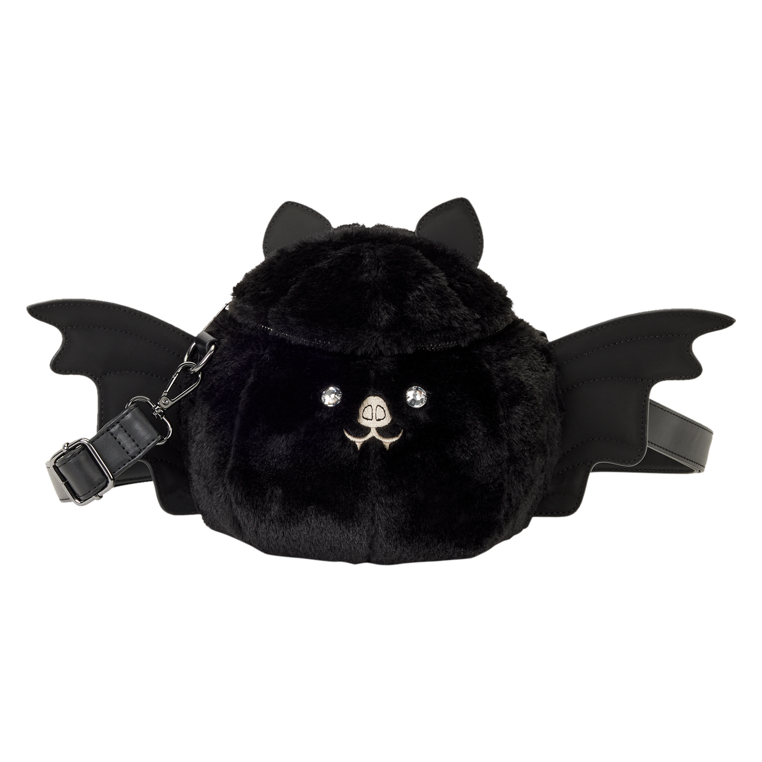 Loungefly Plush Bat Figural Crossbody Bag