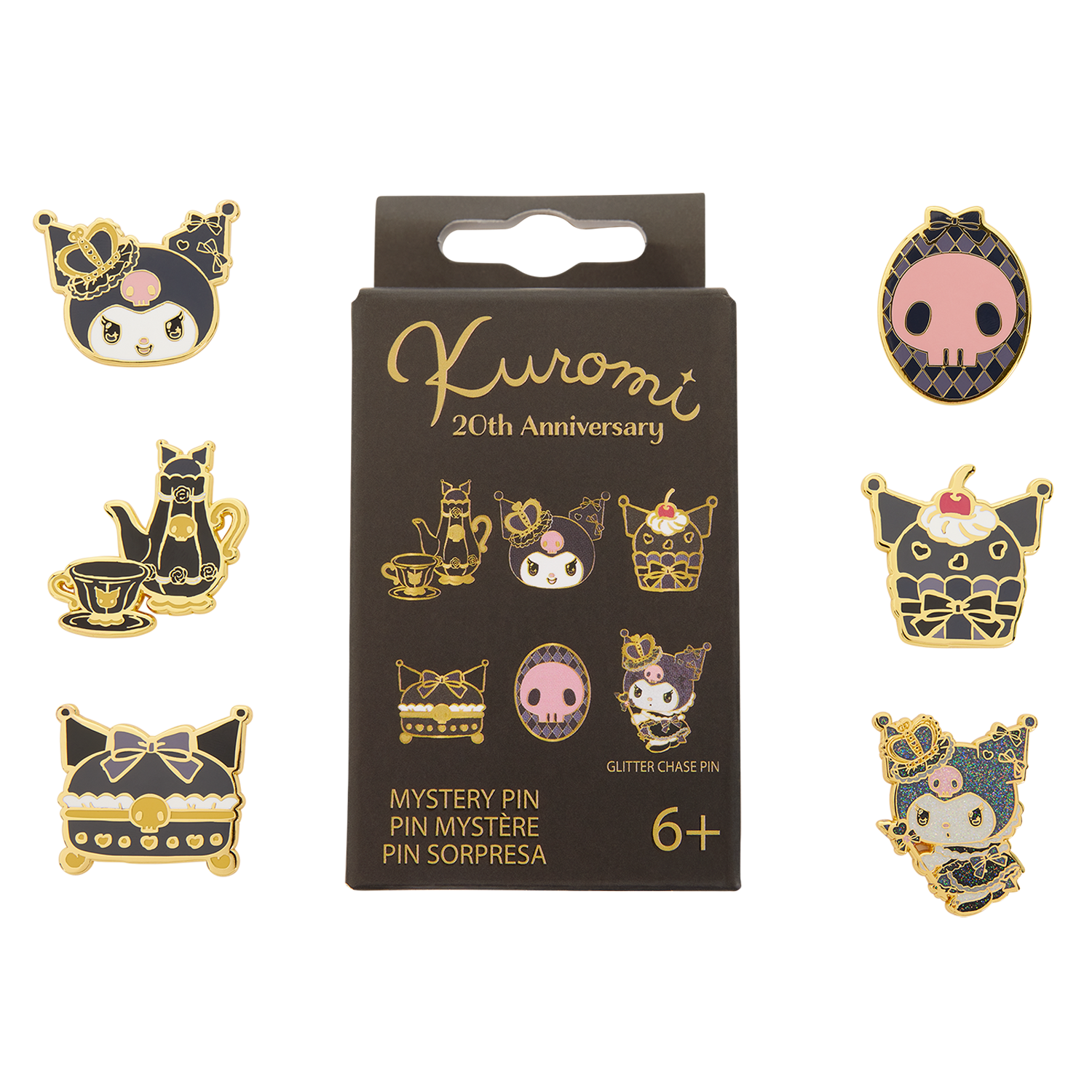 Sanrio Kuromi 20th Anniversary Mystery Box Pin